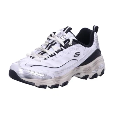 Abbildung von Skechers D&#039;LITES Sneaker low black/multicoloured, Damen, Größe: 38.5, Black/multi coloured Schuhe