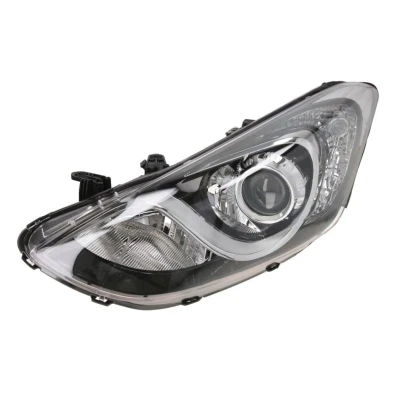 Abbildung von TYC 20 14320 05 2 Scheinwerfer links H7/H7/H7 mit Kurvenlicht für Rechtsverkehr Elektromotor HYUNDAI: i30 II Hatchback