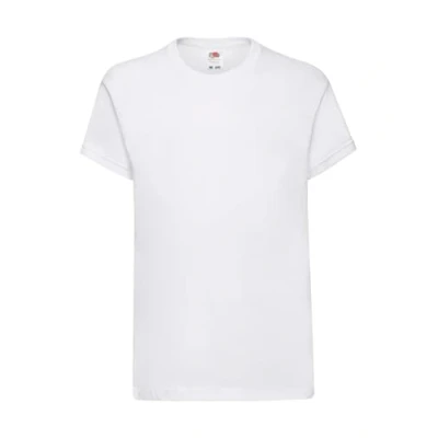 Abbildung von Fruit of the Loom Kinder Original Kurzarm T Shirt (9 11 Jahre) (WeiÃŸ)