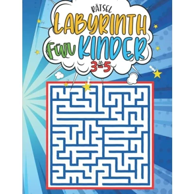 Abbildung von Labyrinth rätsel für Kinder ab 3 5: 100 ebenen mit Lösungen Aktivitätsbuch rätselhefte 5 jahren Lustiges ... Geschenkidee fur Mädchen und Jungen