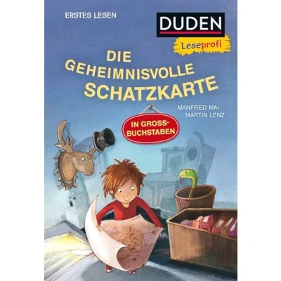 Abbildung von Duden Leseprofi GROSSBUCHSTABEN: DIE GEHEIMNISVOLLE SCHATZKARTE, Erstes Lesen: Kinderbuch für Erstleser ab 5 Jahren