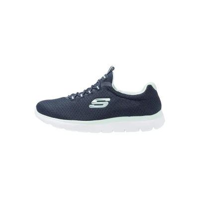 Abbildung von Skechers Damen Summits Sneaker, Navy Turquoise, 35.5 EU Weit
