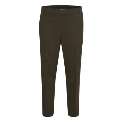 Abbildung von Kaffe Curve Sakira LONG Stoffhose, Damen, Größe: 44, Forest night