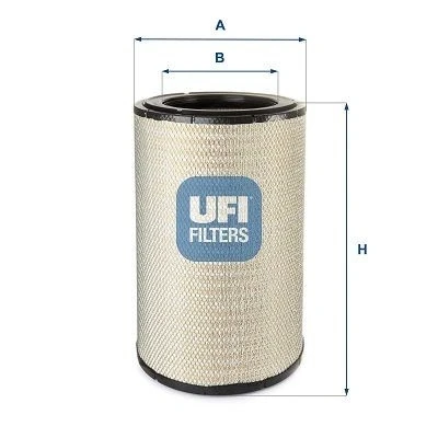 Abbildung von UFI 27.414.00 Luftfilter 484mm 314mm Filtereinsatz