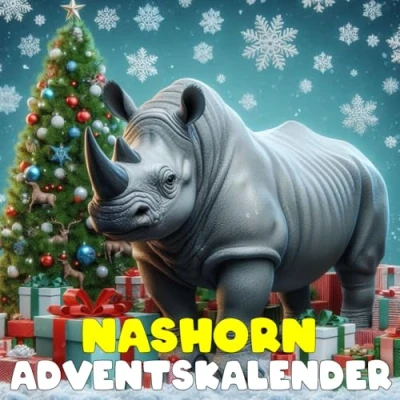 Abbildung von Nashorn Adventskalender: 24 täglich faszinierende Fakten und spektakuläre Bilder
