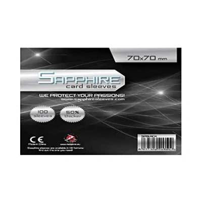 Abbildung von Red Glove 100 Sapphire Sleeves Black 70 x SPBLACK