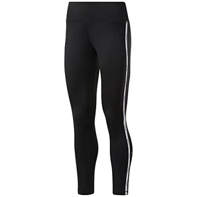 Abbildung von Reebok Damen Piping Pack Poly Tight Pant, Black, 2XL