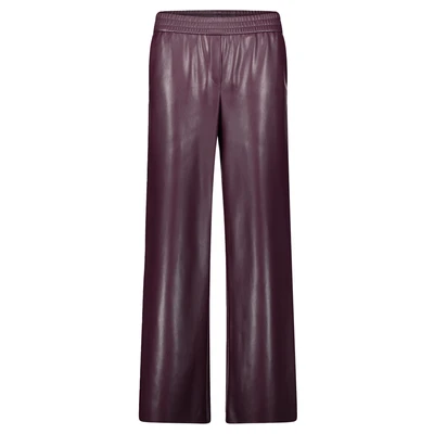 Abbildung von Betty &amp; Co Schlupf MIT Weitem Stoffhose, Damen, Größe: 36, Dark aubergine
