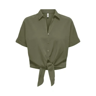 Abbildung von ONLY Onlnova LIFE KNOT Shirt Hemdbluse, Damen, Größe: Medium, Kalamata