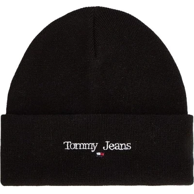 Abbildung von Tommy Jeans Sport Beanie Unisex Mütze, Größe: One Size, Black