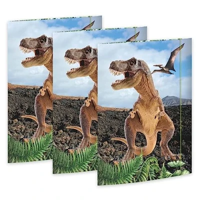 Abbildung von RNKVERLAG 45356 3 Zeichenmappe T REX 310 x 440 mm, Stück, DIN A3, mit Gummizugverschluss
