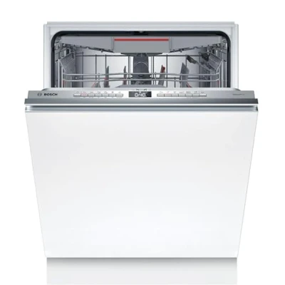 Abbildung von Bosch SMV4ECX32E, Serie 4, Smarter Geschirrspüler Vollintegriert 60 cm, Besteckschublade, Made in Germany Spülmaschine, extra Trocknen, starke Reinigung, sehr leise, Automatikprogramme, AquaStop