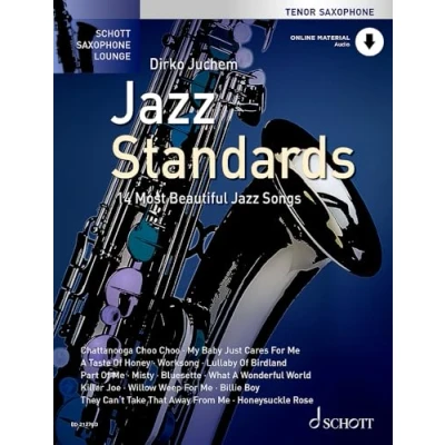Abbildung von Jazz Standards: Die 14 schönsten Songs. Tenor Saxophon. (Schott Saxophone Lounge)