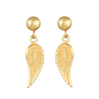 Abbildung von Elli WING Basic Ohrringe goldcoloured, Damen, Größe: One Size, Gold coloured