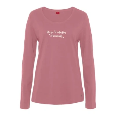 Abbildung von s.Oliver Damen Ak 142 1 45 Pyjamaoberteil, Altrosa, 36 38 EU