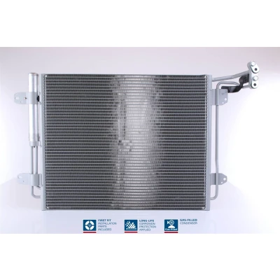 Abbildung von NISSENS 940802 Klimakondensator mit Trockner Aluminium 577 R 134a VOLKSWAGEN: Tiguan I
