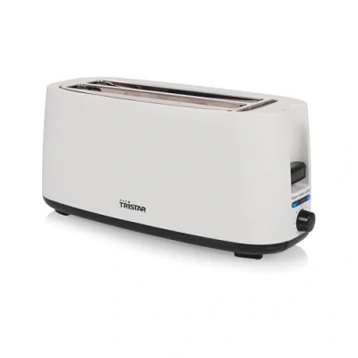 Abbildung von Tristar Doppel Langschlitz Toaster, 7 Bräunungsstufen, Auftaufunktion, Liftfunktion, Zentrierfunktion, Abbruchfunktion, Weiß, BR 1057