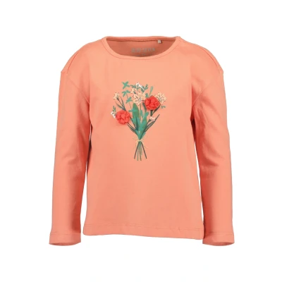 Abbildung von Blue Seven Langarmshirt für Kinder, Größe: 116, Orange