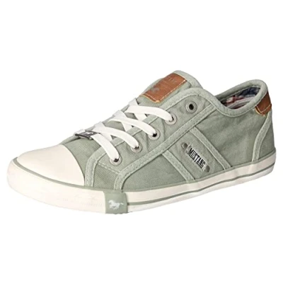 Abbildung von MUSTANG Damen Canvas Sneaker Pastellgrün EU 38
