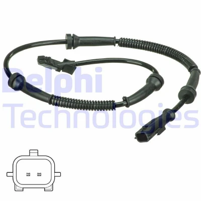 Abbildung von DELPHI SS20572 ABS Sensor aktiver OPEL: Vivaro A Combi, Van