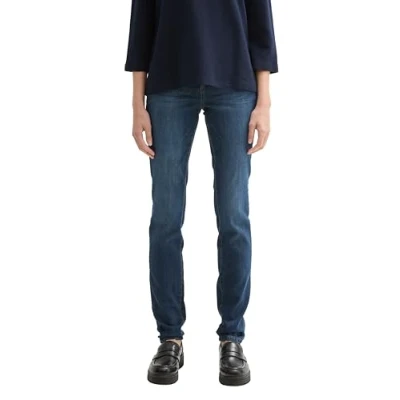 Abbildung von TOM TAILOR Damen Jeans 1008117 Alexa Slim, 10282 Dark Stone Wash Denim (1), 27W / 32L