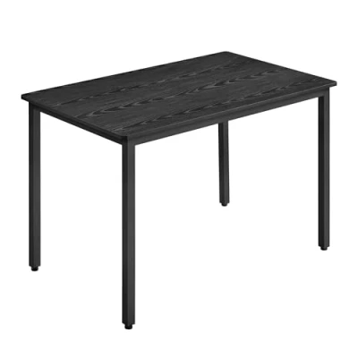Abbildung von VASAGLE Esstisch, Küchentisch, 70 x 110 77 cm, Esszimmertisch für 4 Personen, Tisch Wohnzimmer, Schreibtisch, Esszimmer, Küche, Industrie Design, ebenholzschwarz Mattschwarz KDT081B02