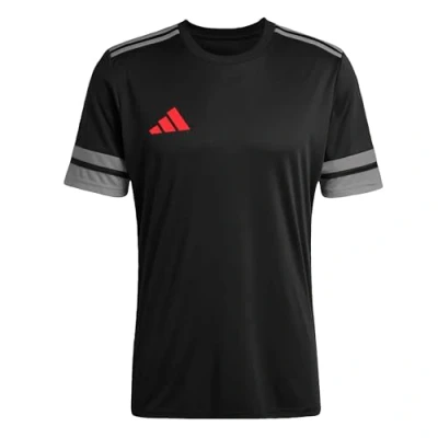 Abbildung von adidas Performance SQUADRA25 Short Sleeve Sport Tshirt, Herren, Größe: Medium, Black/team grey four/pure ruby