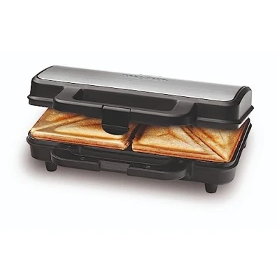 Abbildung von ProfiCook® Sandwichmaker amerikanische Sandwiches XXL Toastscheiben elektrischer Sandwichtoaster extra große Sandwich Platten (antihaftbeschichtet) Maker mit 900W PC ST 1092
