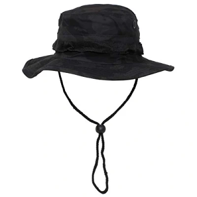 Abbildung von MFH Buschhut US mit Kinnband GI Boonie Rip Stop, L, Night Camo