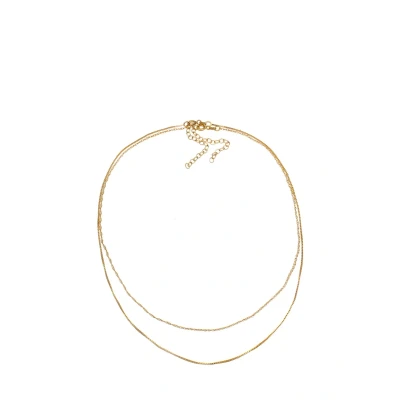 Abbildung von Elli Layer LOOK Halskette goldcolpoured, Damen, Größe: 36, Gold colpoured