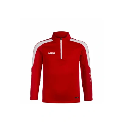 Abbildung von JAKO Power Ziptop Fleecepullover für Kinder, Größe: 152, Rot