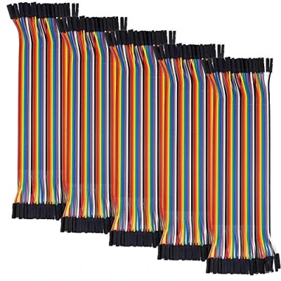 Abbildung von AZDelivery 5 x Jumper Wire Kabel 40 STK. je 20 cm F2F Female to kompatibel mit Arduino und Raspberry Pi Breadboard inklusive E Book!