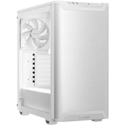 Abbildung von be quiet! Pure Base 501 Airflow Window Black PC Gehäuse, 2 vorinstallierte Wings 3 140mm PWM Lüfter, hoher statischer Druck, USB 3.2 Gen. Type C, geräumiges Design, Seitenfenster aus Temperglas