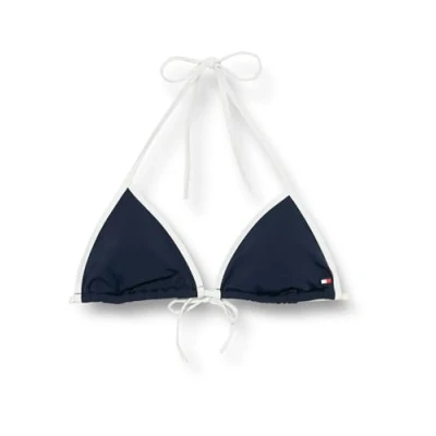 Abbildung von Tommy Hilfiger Essentials Triangle Bikinitop, Damen, Größe: 40 42, Dark night navy