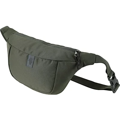 Abbildung von Nitro Hip Bag, Stylische Brusttasche, Gürteltasche mit 2 Fächern, Travel Pack, Heritage Umhängtasche, Festival Hüfttasche, Bauchtasche, Rosin, 25 x 14 8cm, UNIC