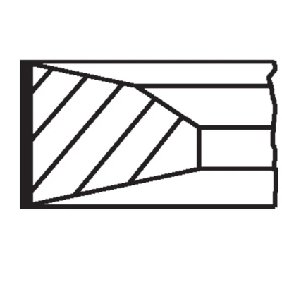 Abbildung von MAHLE ORIGINAL 439 13 N0 Kolbenringsatz 122,0mm