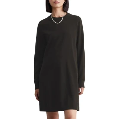 Abbildung von Marc O&#039;Polo Denim CREW NECK Strickkleid, Damen, Größe: XL, Black
