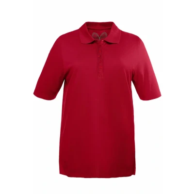 Abbildung von Ulla Popken Poloshirt, Damen, Größe: 62/64, Mohn