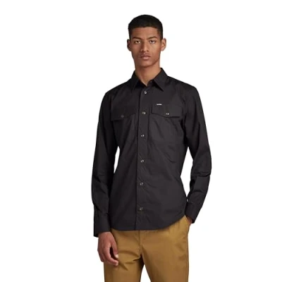 Abbildung von G Star Marine Hemd, Herren, Größe: Small, Dk black