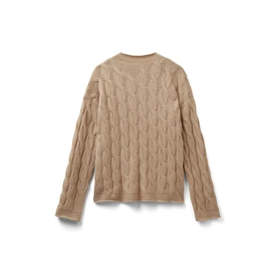 Abbildung von United Colors of Benetton Strickpullover, Damen, Größe: 38, Beige