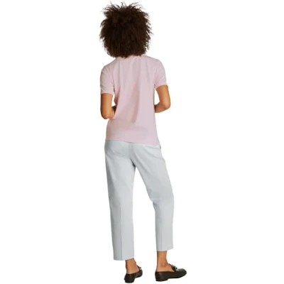 Abbildung von Tommy Hilfiger Contrast FLAG TEE Tshirt basic, Damen, Größe: XXL, Light pink