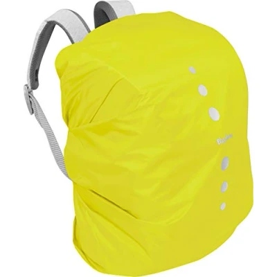 Abbildung von Playshoes Unisex Kinder Regenhülle für Rucksack Gepäck, S, Neongelb