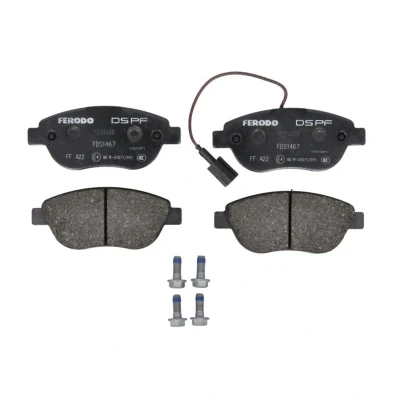 Abbildung von FERODO RACING FDS1467 Bremsbelagsatz FIAT: Stilo Hatchback, BRAVO 2, Grande Punto PEUGEOT: 206 207 307 SW
