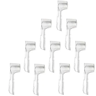 Abbildung von Nincha BürstenKopf Schutzhülle, Aufsteckbürsten Kappen, Abdeckung Bürstenköpfe, für Oral B Elektrische Zahnbürsten Runder BürstenKöpfe (10 PCS）