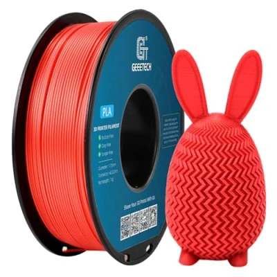 Abbildung von GEEETECH Filament PLA 1.75mm for 3D Drucker 1kg Spool, Rote