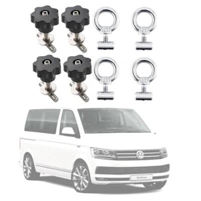 Abbildung von Twowinds Schrauben Ringschrauben Schienenlastbefestigung, T5 T6 Multivan Transporter California 7h5883189e, 7h5883084c, 7e5883189a (Satz 8 Stück)