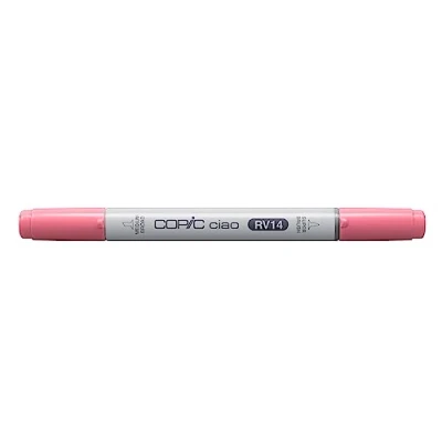 Abbildung von COPIC Ciao Marker Typ RV 14, Begonia Pink, vielseitiger Layoutmarker, mit einer mittelbreiten und Brush Spitze
