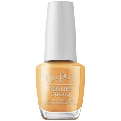 Abbildung von OPI Nature Strong Nagellack Bee the Change langanhaltender mit veganer, innovativer Formel natürlichen Inhaltsstoffen für glänzende Nägel in Orange Gelb