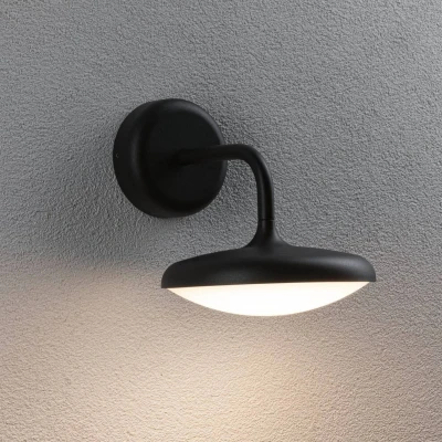 Abbildung von Paulmann LED Pollerleuchte »Nostro IP44 rund 180x250mm 3000K 10W 900lm 230V Anthrazit Aluminium«, 1 flammig, seewasserresistent