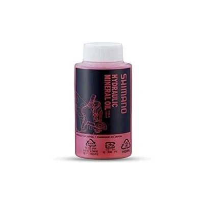 Abbildung von SHIMANO Mineralöl für Scheibenbremsen Flasche 100 ml, Y8399802B, red
